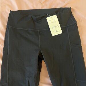 Fabletics On The Go Black High-Waisted Pocket Leggings
